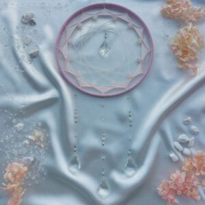 Päikese- ja unenäopüüdja roosa kvartsiga