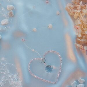 Päikesepüüdja Süda roosa kvartsiga