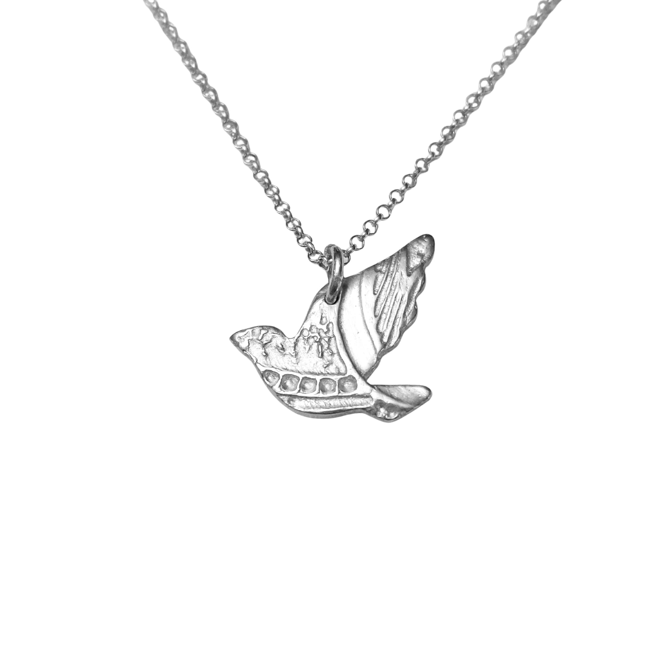 hõbe, lind, kaelakee, ripats,